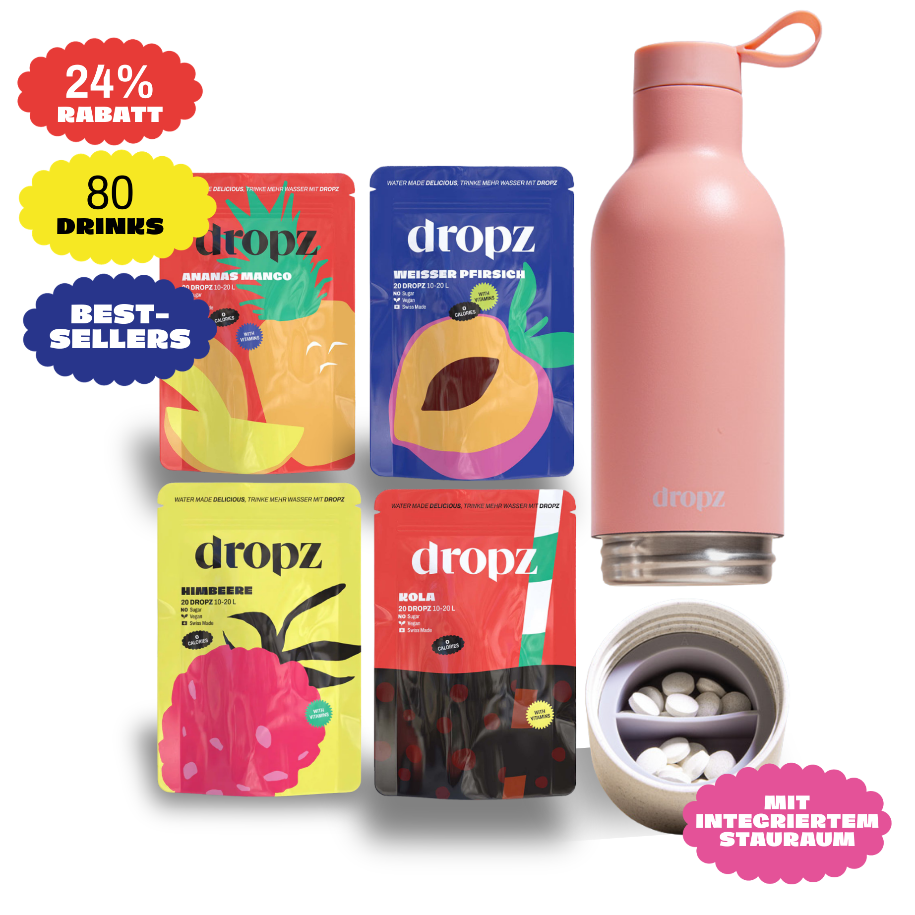 Starter sets - dropz + bottle of your choice