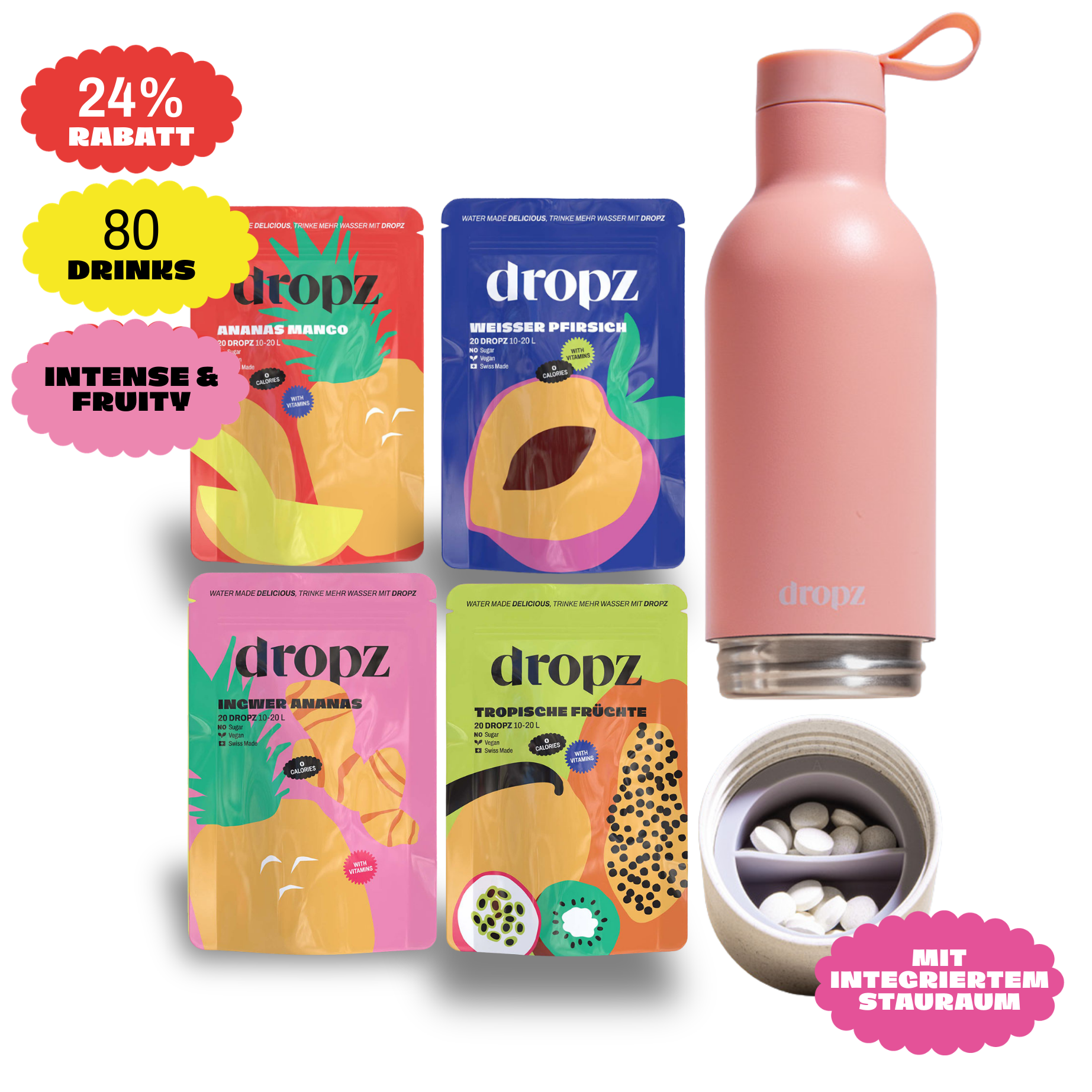 Starter sets - dropz + bottle of your choice
